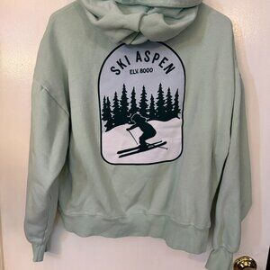 VS PINK Ski Aspen Ivy Fleece Campus Hoodie